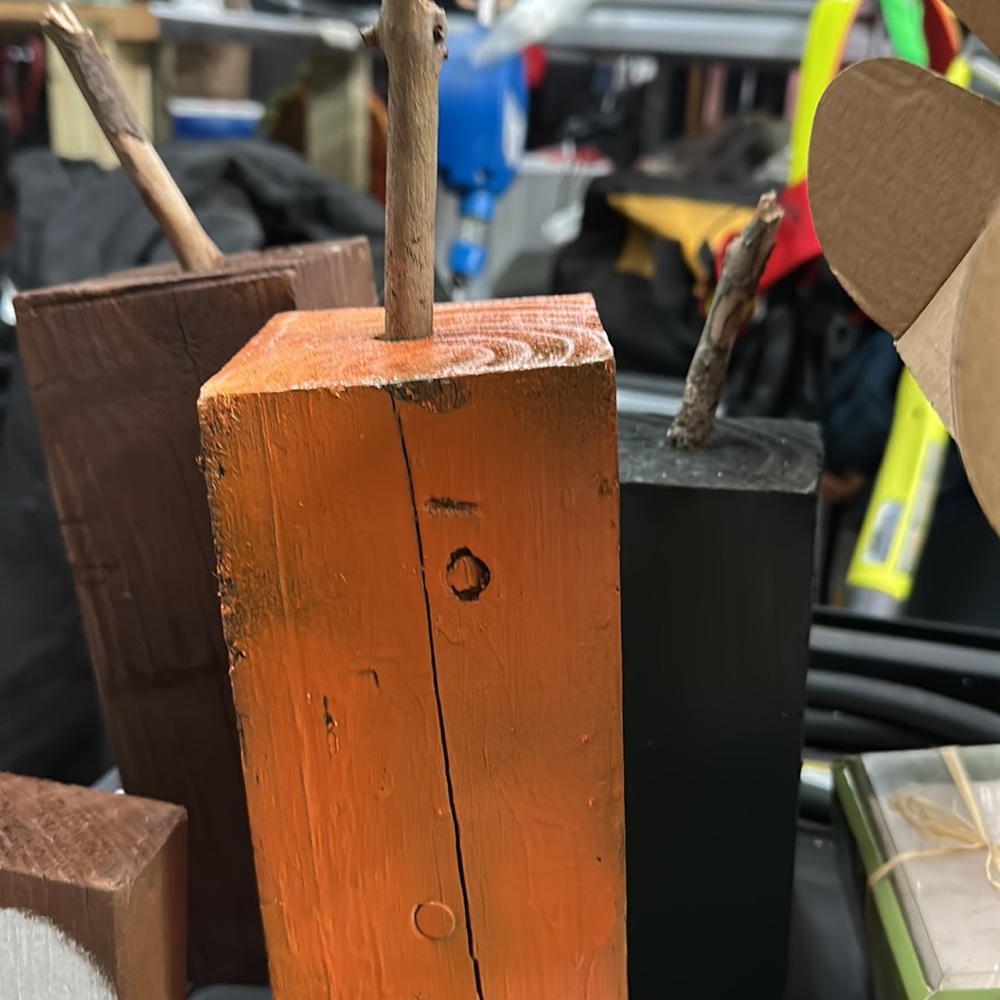 Wood signs and door hanger